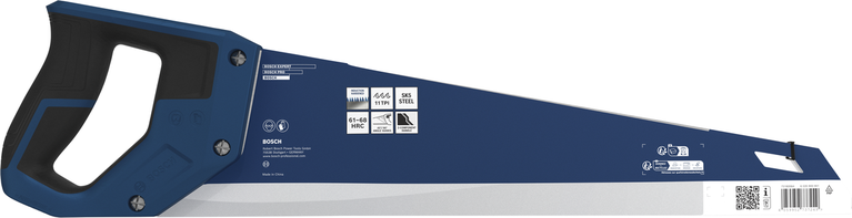 Cưa tay Bosch 450 mm, 11 răng/inch, lưỡi thép SK5.